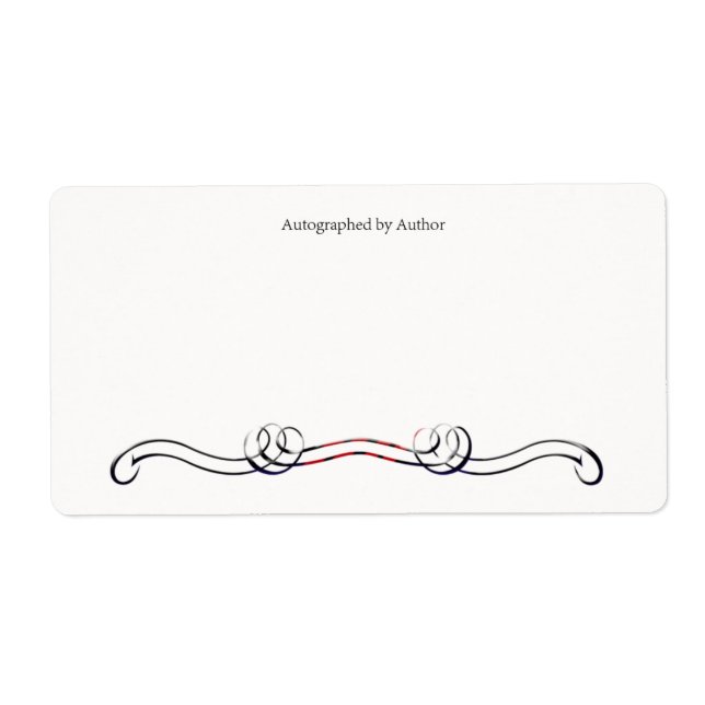 Autographiert durch Autor-Buchzeichen (Vorne)