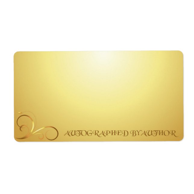 Autographiert durch Autor Gold Swirl (Vorne)