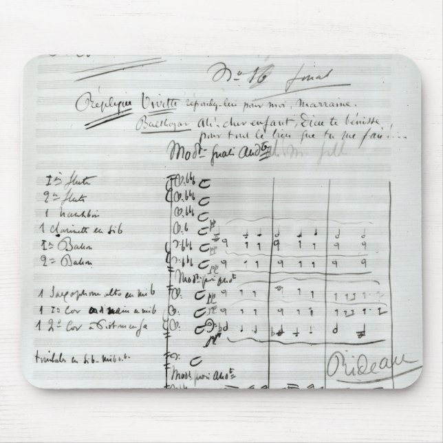 Autographische Kerbe von Tat III Mousepad (Vorne)