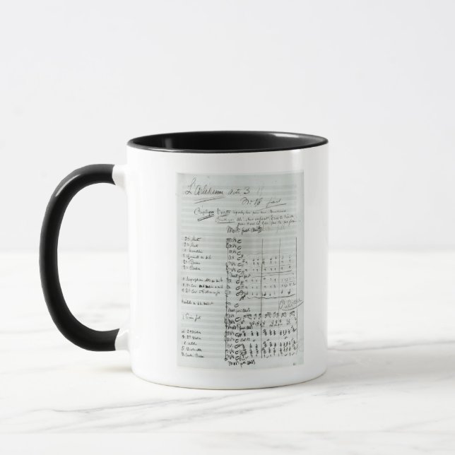 Autographische Kerbe von Tat III Tasse (Links)