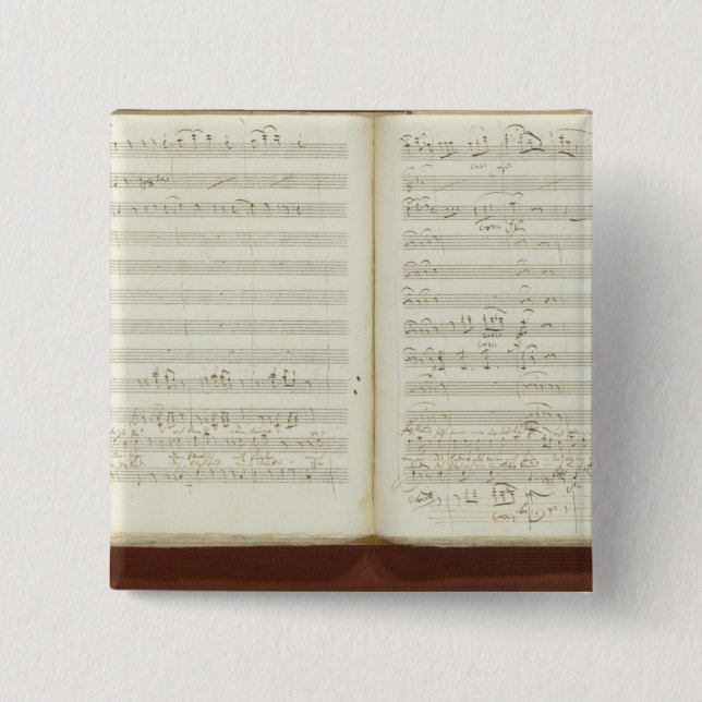 Autographische Kopie 'des magischen Flute Button (Vorderseite)