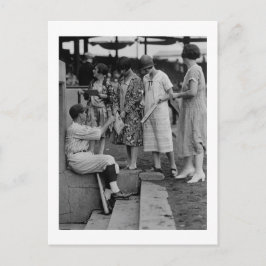 Autographische Leistungsanzeiger Postkarte