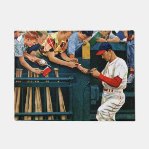 Autographische Sitzung Fußmatte