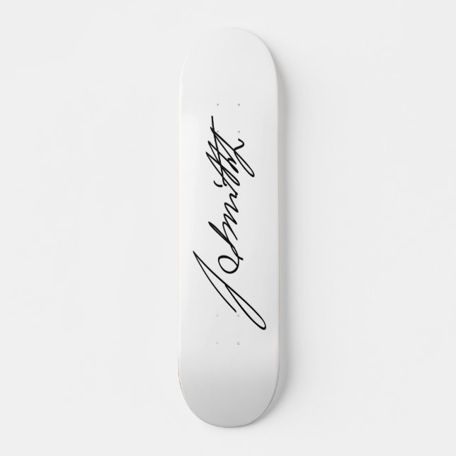 Autographische Unterzeichnung mormonischen Skateboard (Vorne)
