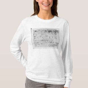 Autographischer Spielberichtsbogen für den Trio-M T-Shirt