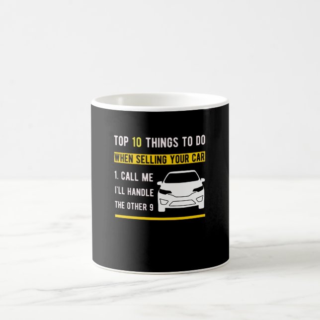 Autohändler Geschenk für Auto Verkäufer, die Fahrz Kaffeetasse (Mittel)