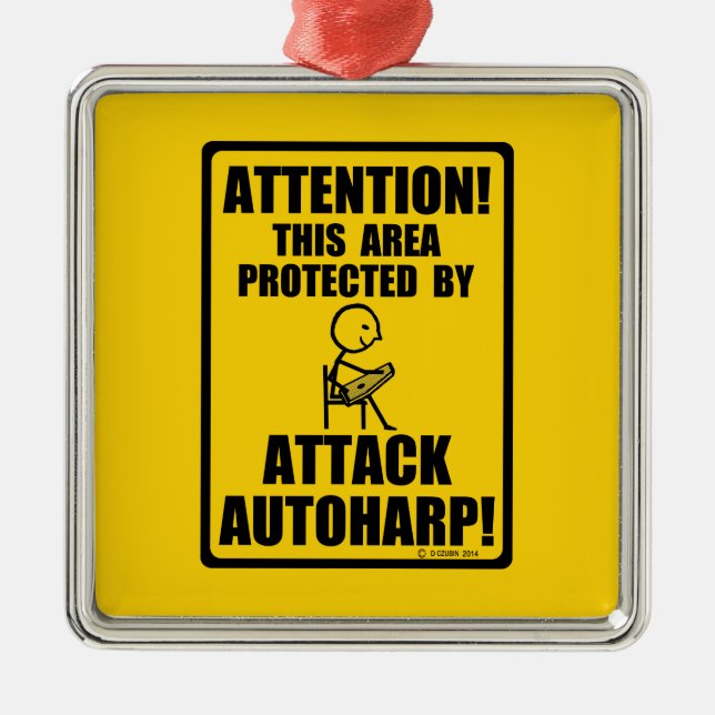 Autoharp angreifen ornament aus metall (Vorne)