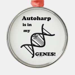 Autoharp ist in meinen Genen! Ornament Aus Metall