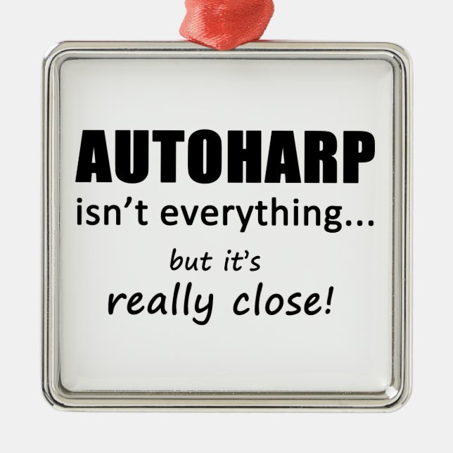 Autoharp ist nicht alles silbernes ornament (Vorne)