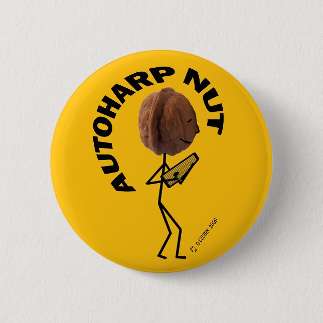 Autoharp Nut Button (Vorderseite)