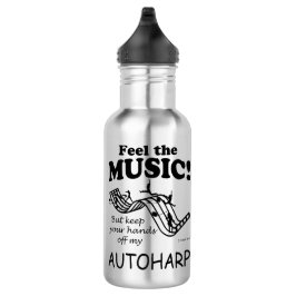 Autoharp spürt die Musik Edelstahlflasche