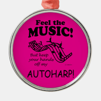 Autoharp spürt die Musik Ornament Aus Metall