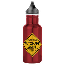 Autoharp-Zone betreten Edelstahlflasche