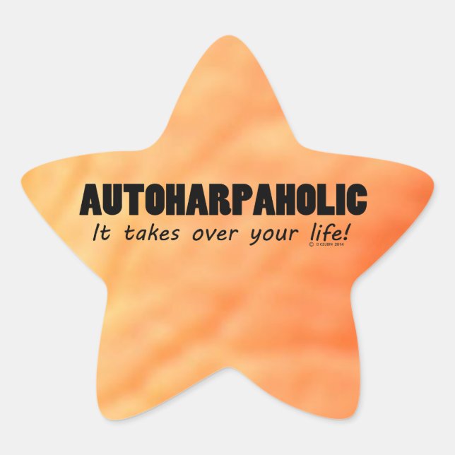 Autoharpaholic übernimmt Life Star Sticker (Vorderseite)