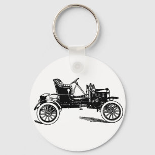 Autoillustration mit 1909 Maxwell Schlüsselanhänger