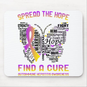 Autoimmune Hepatitis Aufklärung Monat Werbegesche Mousepad