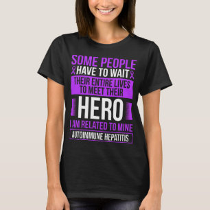 Autoimmune Hepatitis Ribbon Hepatitis Warrior T-Shirt