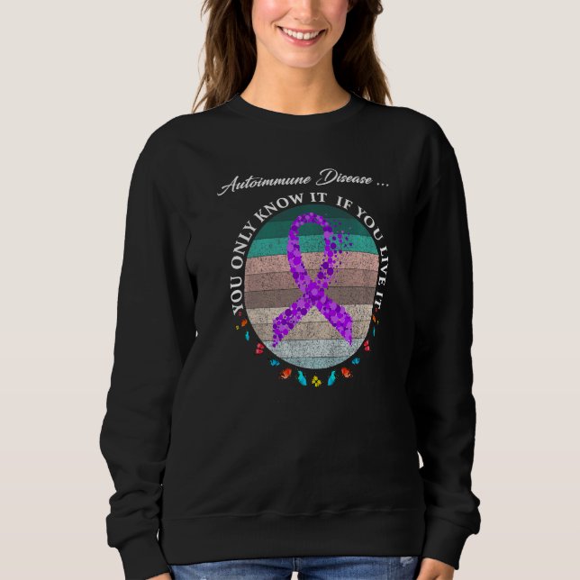 Autoimmunerkrankung Warrior Sweatshirt (Vorderseite)