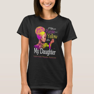 Autoimmunhepatitis-Bewusstseins Mädchen Gelb Für M T-Shirt
