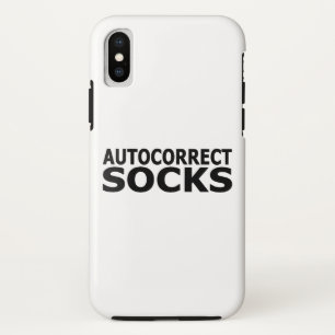 Autokorrektur Socken Case-Mate iPhone Hülle