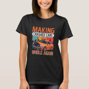 Autolackierer Fahrzeugdetailer Mechaniker Karosser T-Shirt