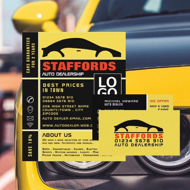 Autologo, Werbung für den Vertrieb von Auto Flyer (Von Creator hochgeladen)
