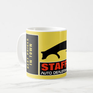 Autologo, Werbung für den Vertrieb von Auto Kaffeetasse