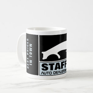 Autologo, Werbung für den Vertrieb von Auto Kaffeetasse