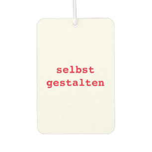 Autolufterfrischer selbst gestalten