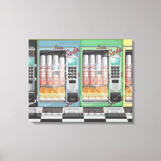 Automat Leinwanddruck (Vorderseite)