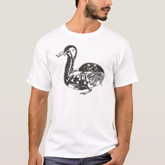 Automaten-Roboterente T-Shirt (Vorderseite)