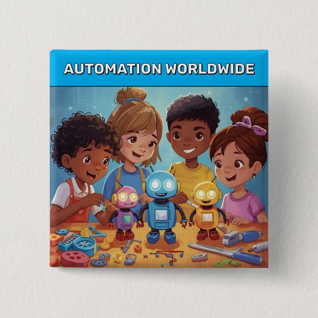 Automation Worldwide™ Button (Vorderseite)