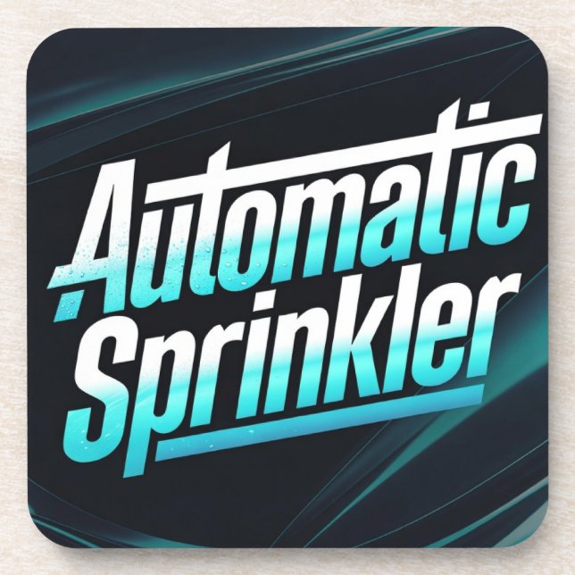 Automatische Sprinkleranlage Getränkeuntersetzer (Vorderseite)