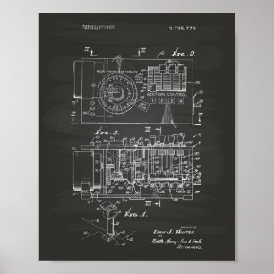 Automatischer Controller 1973 - Chalkboard für Pat Poster