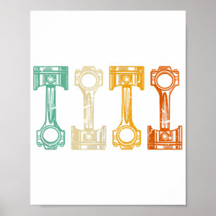 Automatischer Vintager Tuner Poster