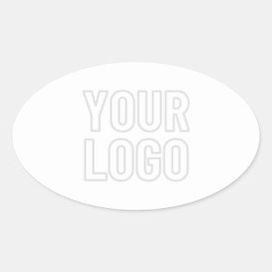 Automatisches Lighten des Logos für Hintergrund Ovaler Aufkleber