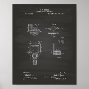 Automatisches Patent des Feuer-Sprenger-1891 - Poster