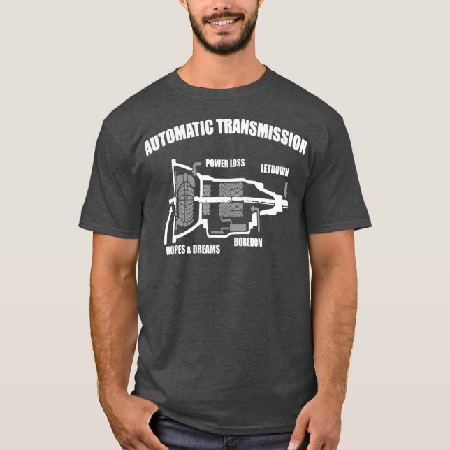 Automatisches Übermittlungsmechanismus - Funny Gif T-Shirt (Vorderseite)
