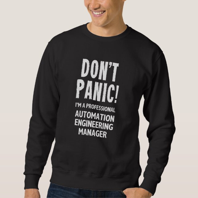 Automatisierungsmanager Sweatshirt (Vorderseite)
