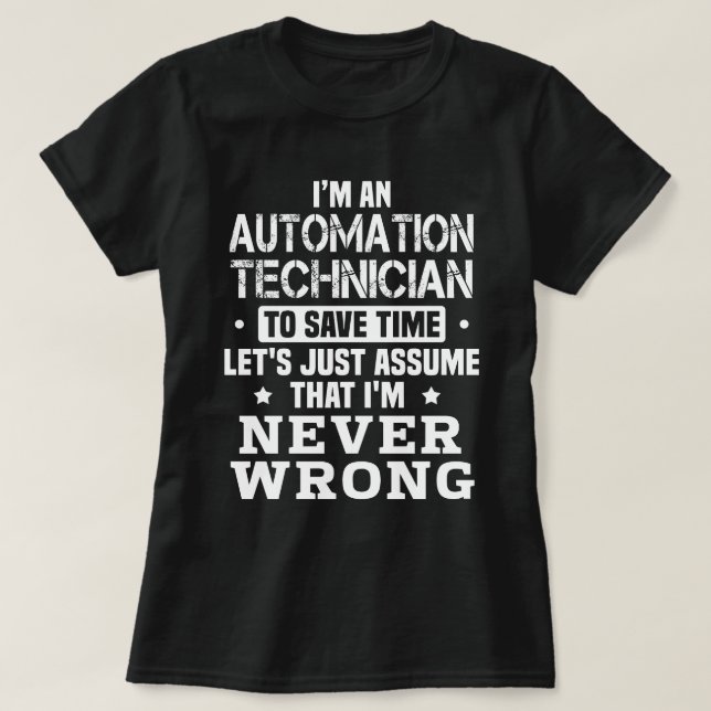 Automatisierungstechniker T-Shirt (Design vorne)