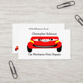 Automechaniker Autoreparaturen Visitenkarte