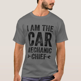 Automechaniker I Amhe Chefauthomechaniker T-Shirt