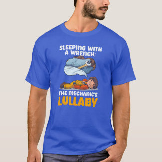 Automechaniker schläft mit Schraubenschlüssel Mech T-Shirt