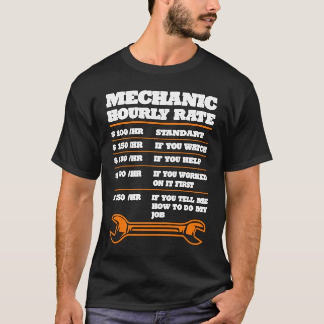 Automechaniker T-Shirt (Vorderseite)