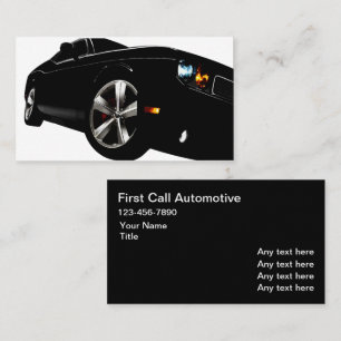 Automobil Geschäftskarten Designvorlage Visitenkarte