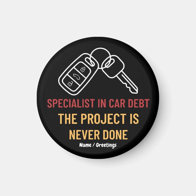 Automobil-Schlüsselkunst: Das Projekt ist nie fert Magnet (Vorne)