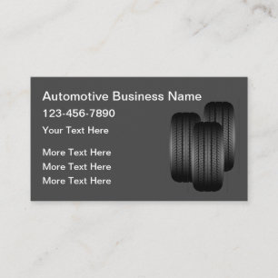 Automobil-Service-Reifen-Thema Visitenkarte