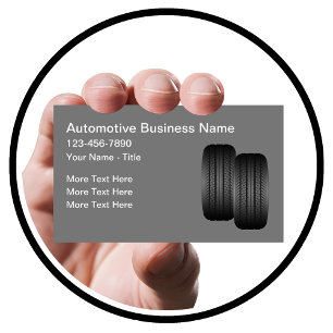 Automobil-Service-Reifen-Thema Visitenkarte