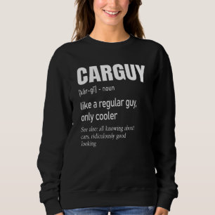 Automobil-Typ Definition Mechanik und Auto Racing  Sweatshirt