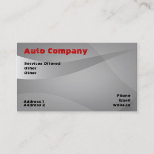 Automobil Visitenkarte